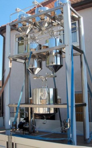 Misch- und Wägeeinrichtung